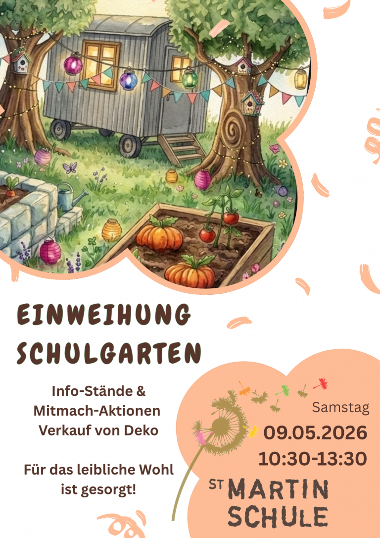 Frühlingsfest mit Eröffnung Schulgarten